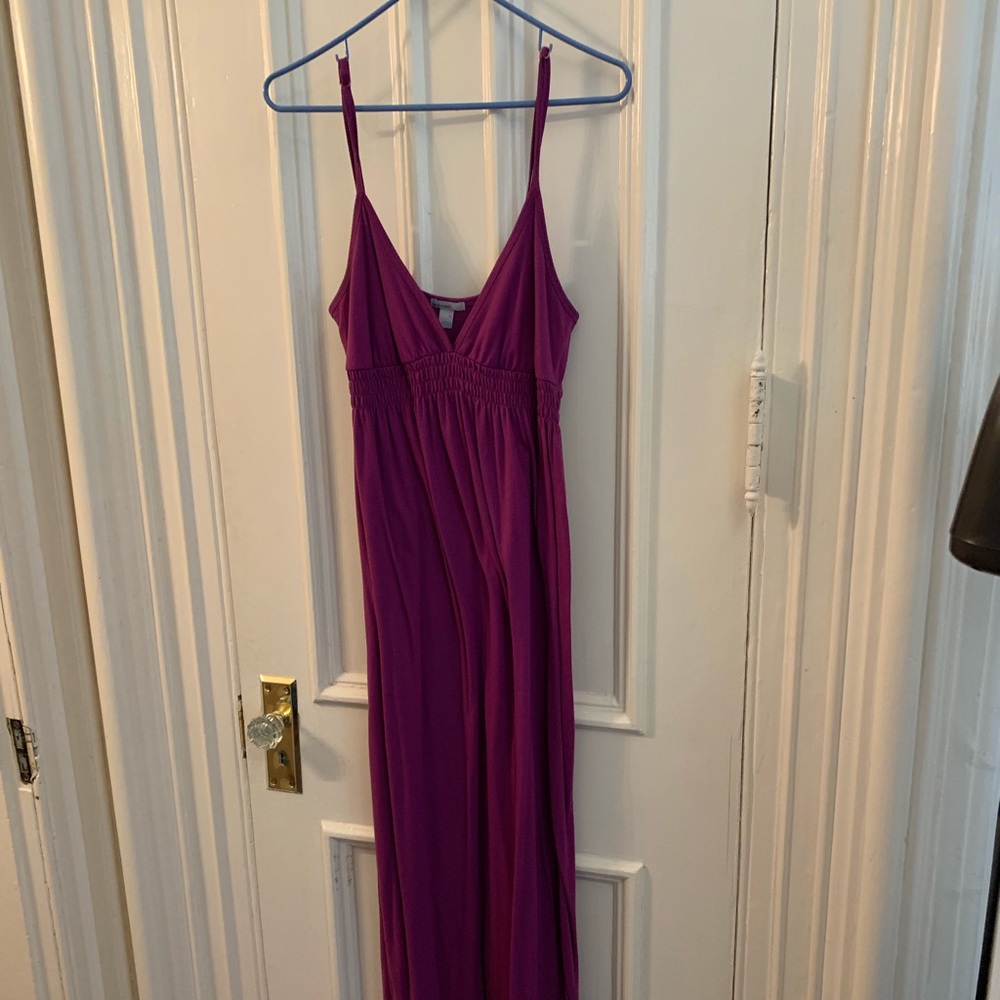Purple Old Navy maxi dress